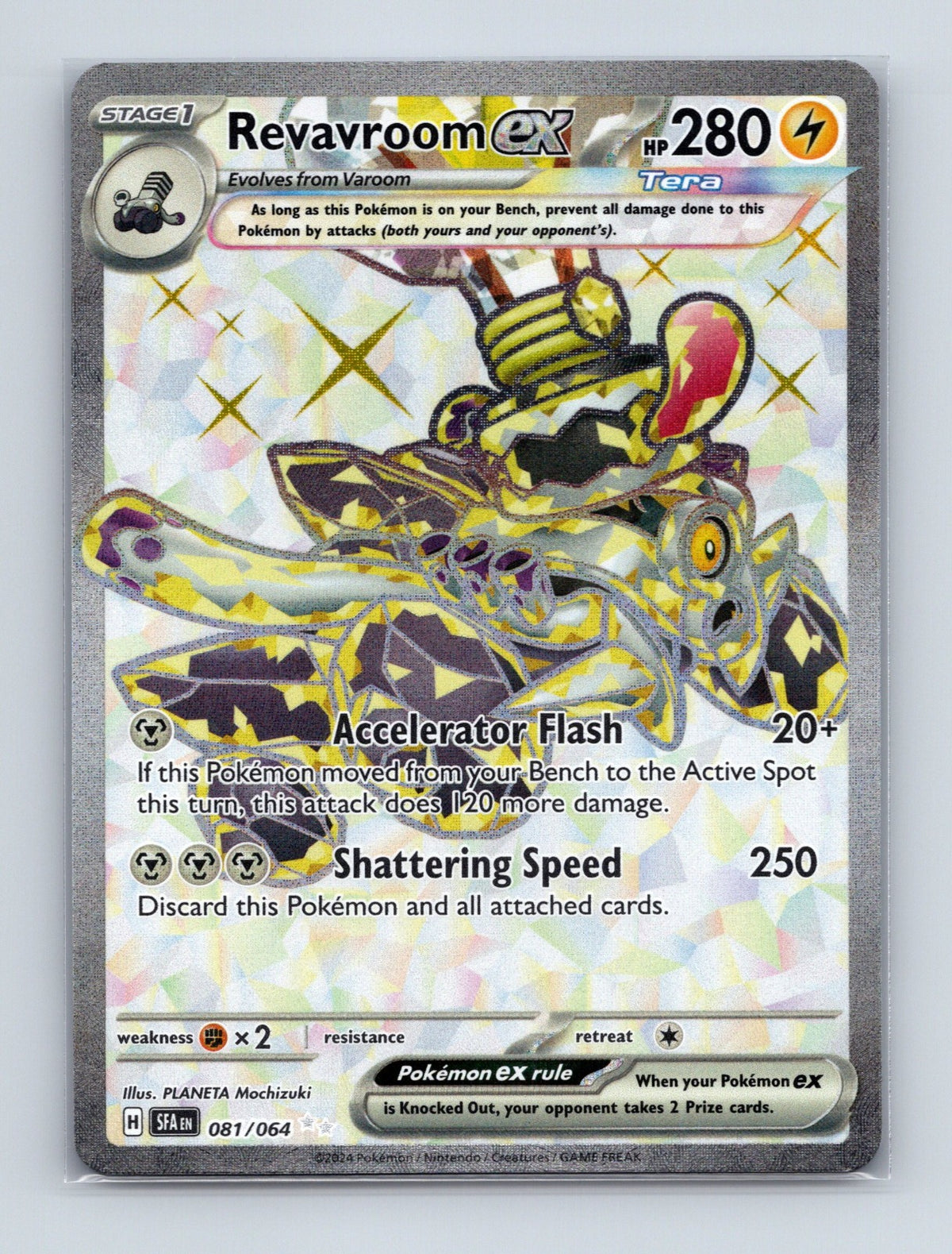 2024 Pokemon TCG Revavroom ex SV: Shrouded Fable 081/064 Holo Ultra Rare NM