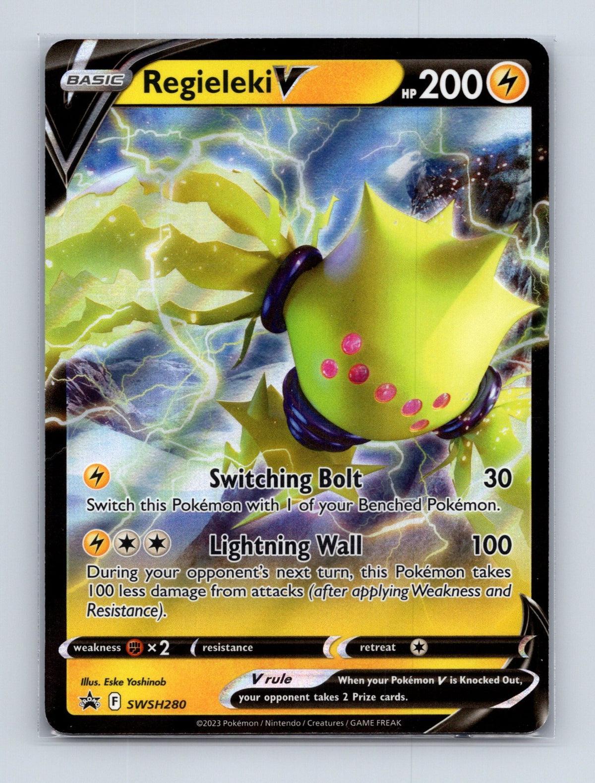 2019 Pokemon Regieleki V SWSH: Sword & Shield Promo Cards SWSH280 Promo NM
