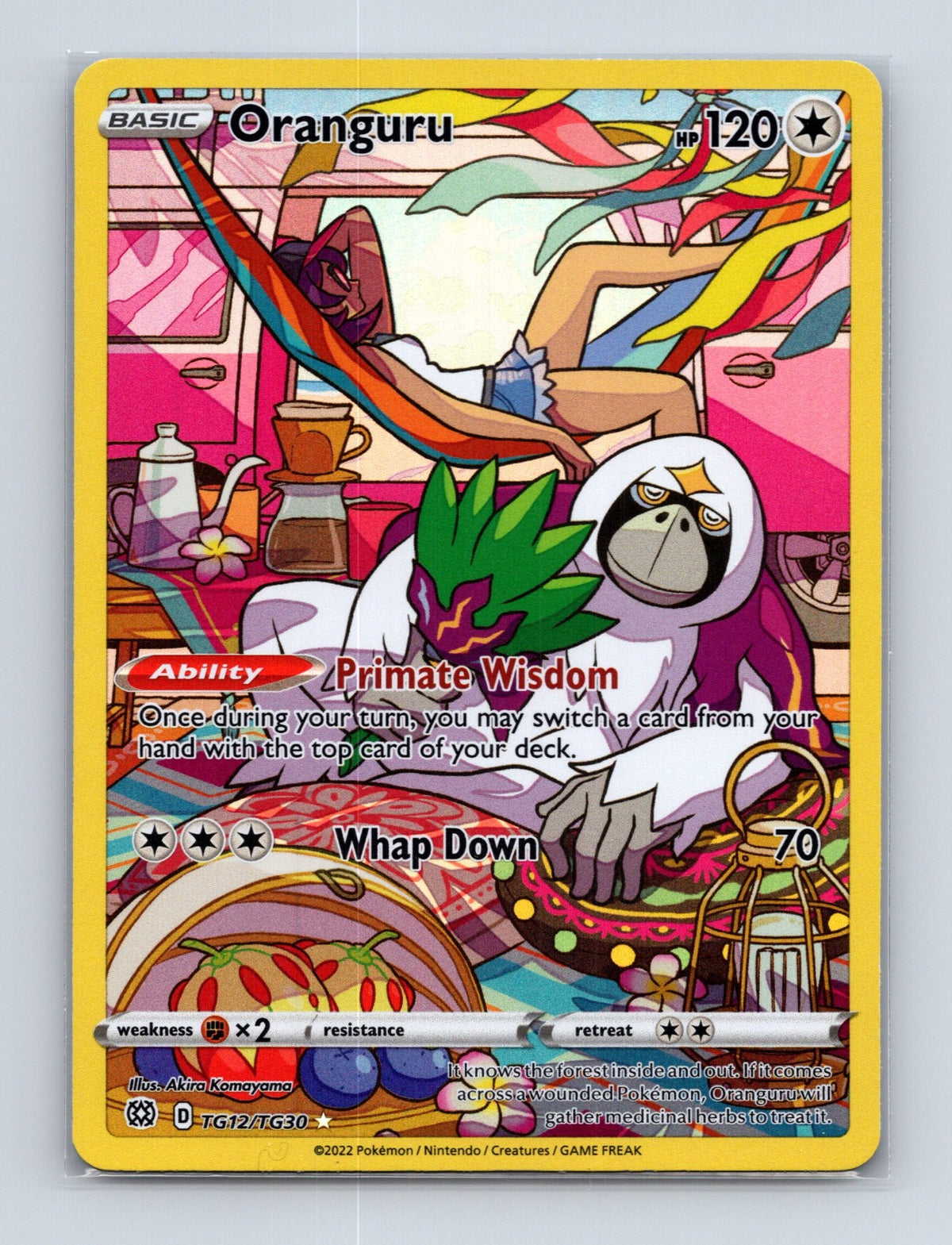 2022 Pokemon Oranguru SWSH09: Brilliant Stars TG12/TG30 Holo Ultra Rare NM