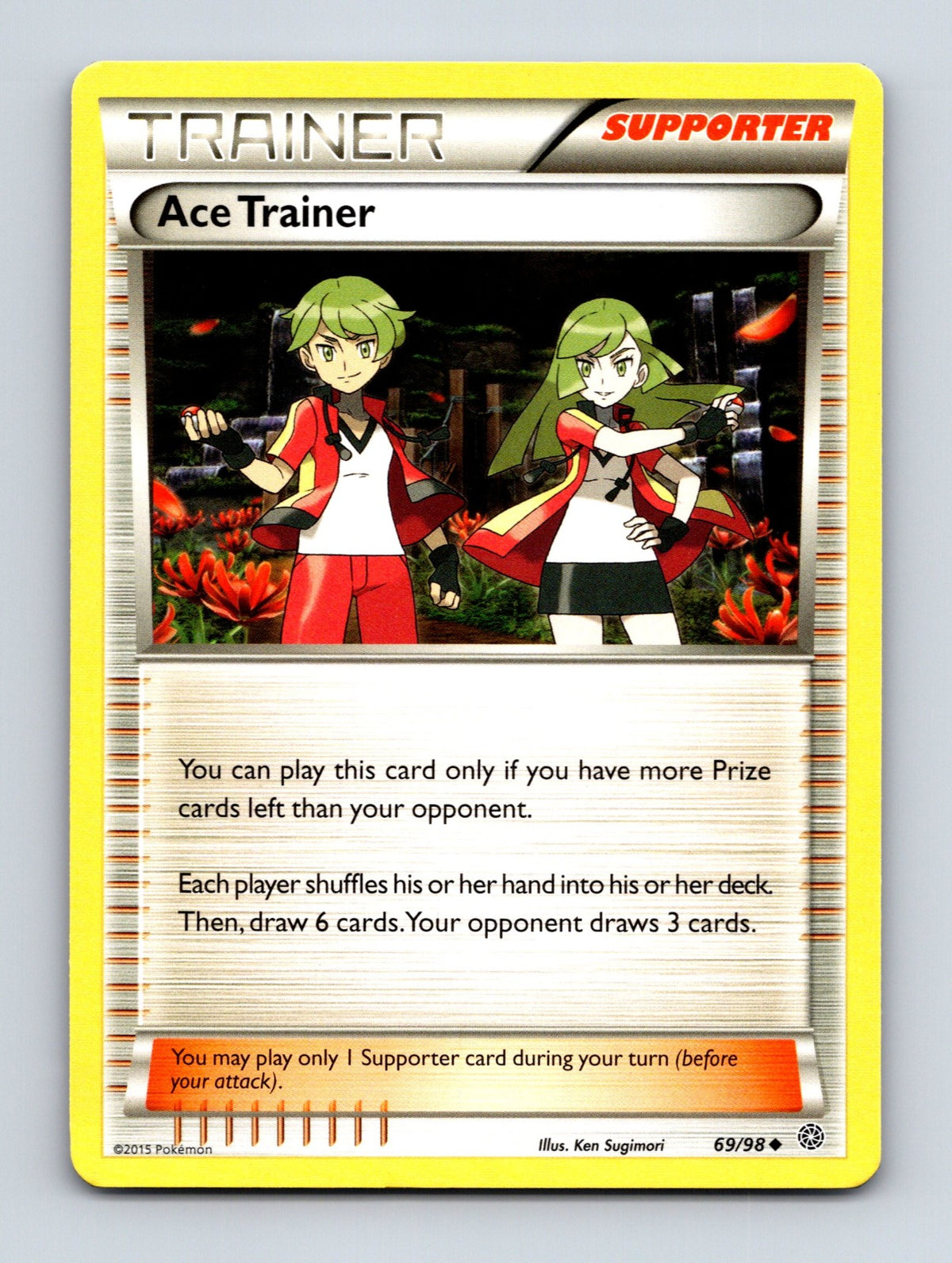 2015 Pokemon TCG Ace Trainer XY - Ancient Origins 69/98 Uncommon NM