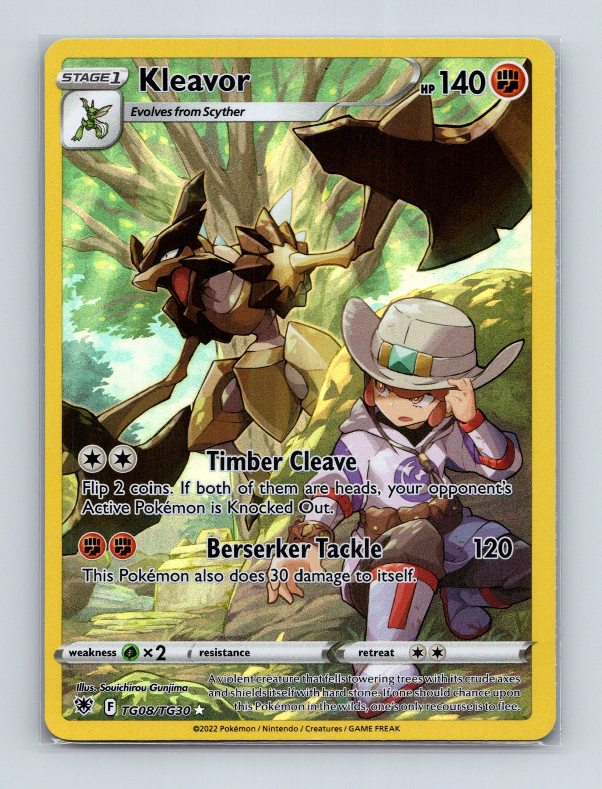 2022 Pokemon Kleavor SWSH10: Astral Radiance TG08/TG30 Holo Ultra Rare NM