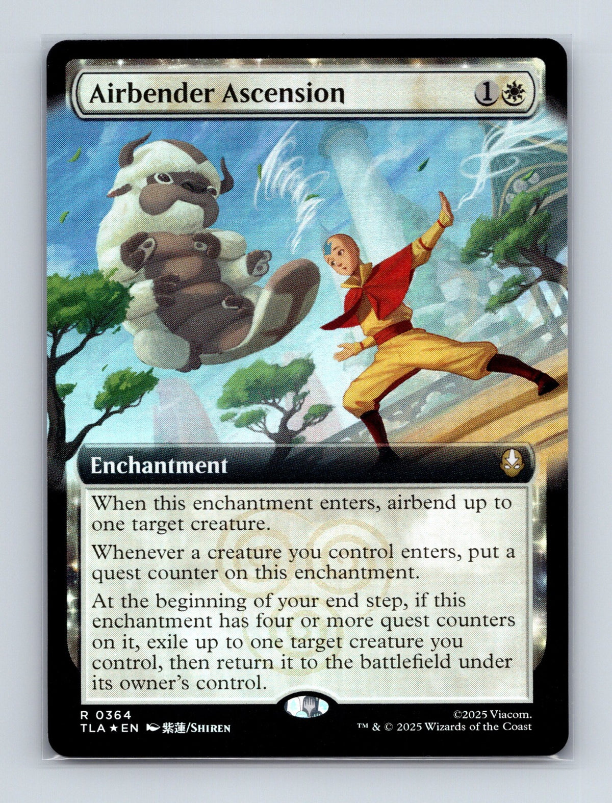 MTG Airbender Ascension (Extended Art) 364 Avatar: The Last Airbender Foil NM