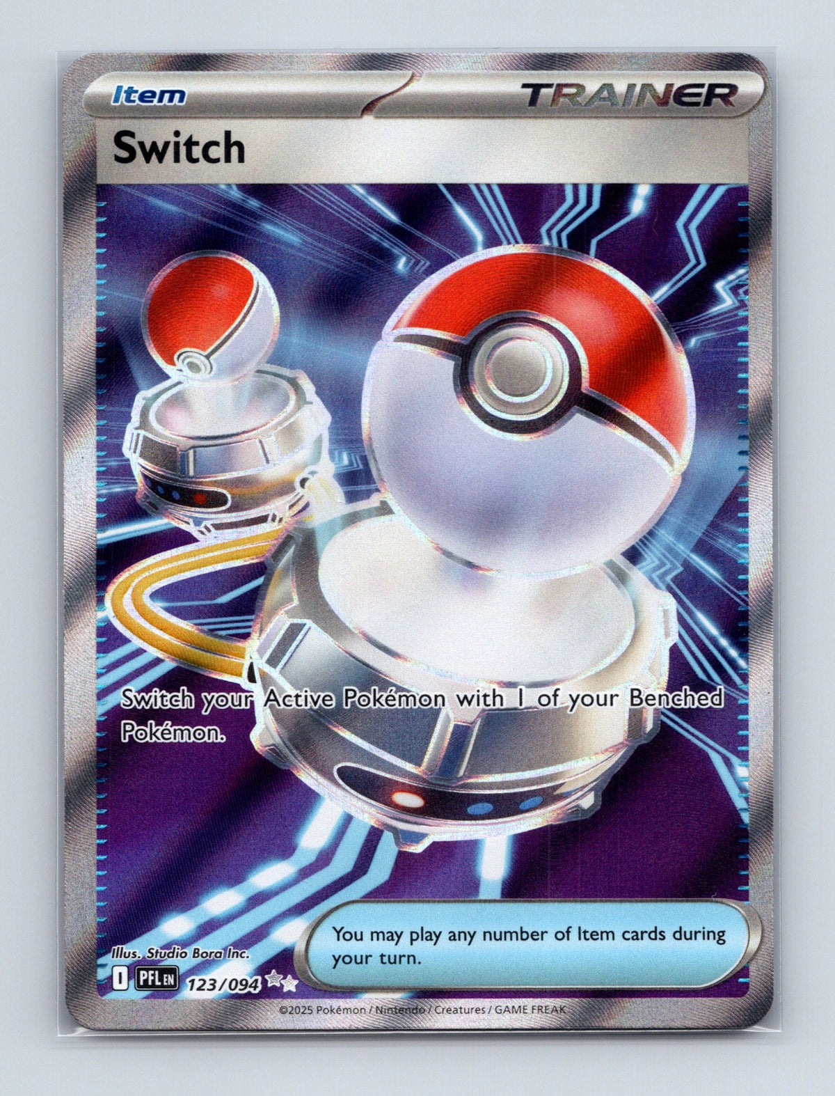 2025 Pokemon TCG Switch ME02: Phantasmal Flames 123/094 Holo Ultra Rare NM