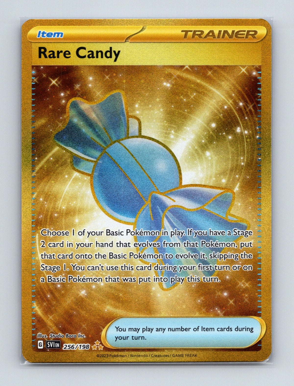 2023 Pokemon Rare Candy SV01: Scarlet & Violet Base Set 256/198 Hyper Rare NM
