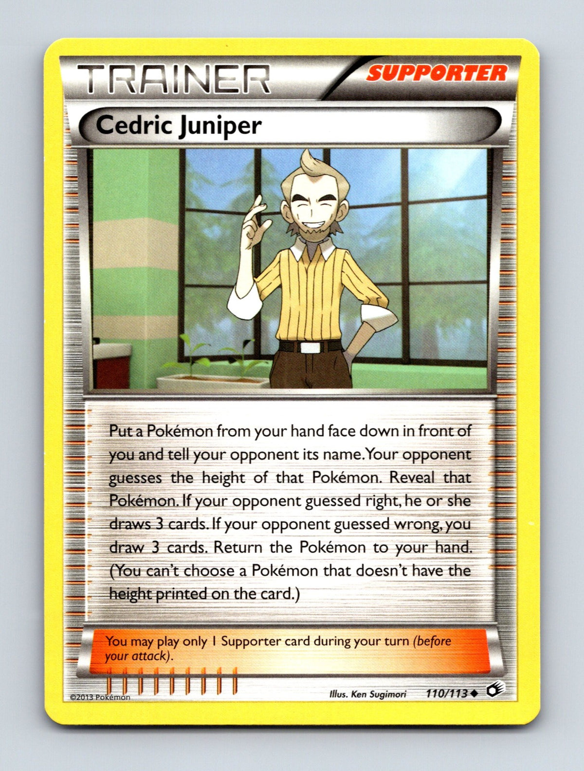 2013 Pokemon TCG Cedric Juniper Legendary Treasures 110/113 Uncommon NM
