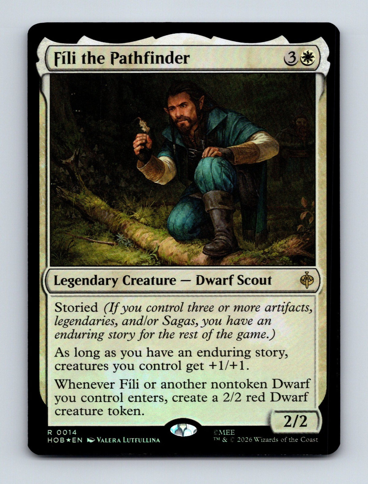 MTG Fili the Pathfinder 14 The Hobbit Foil NM