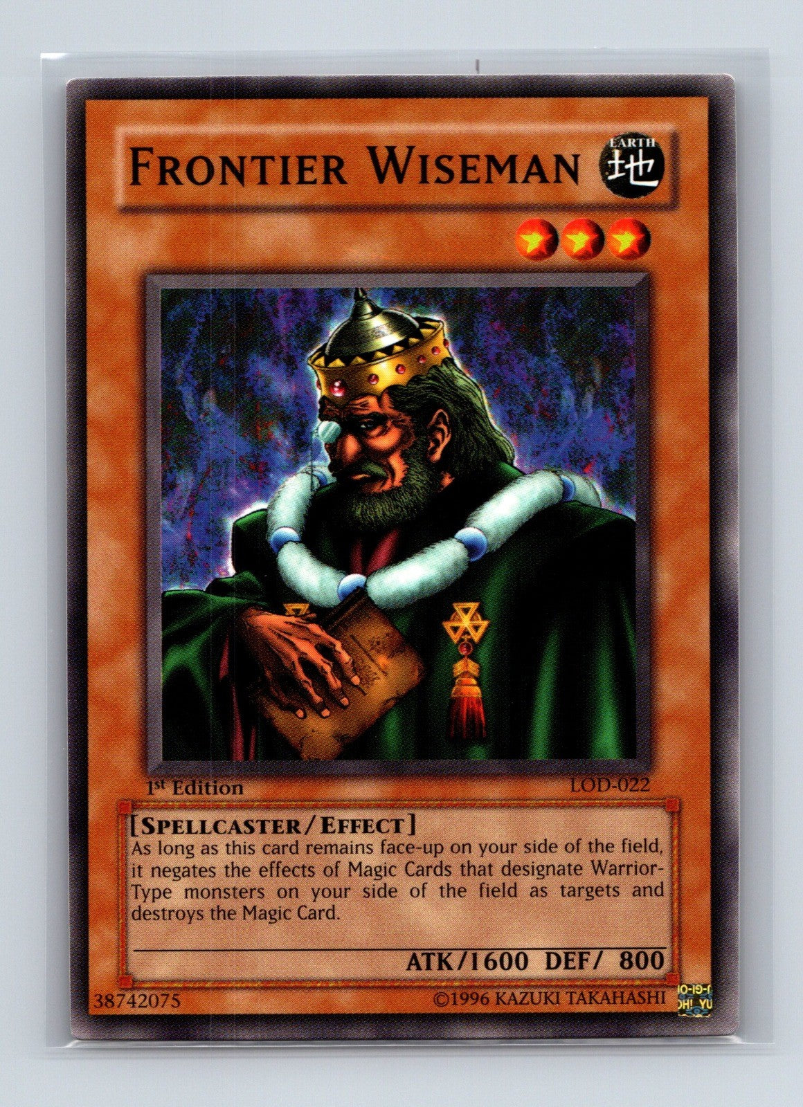 Yugioh Frontier Wiseman LOD-022 Common 1st Edition NM