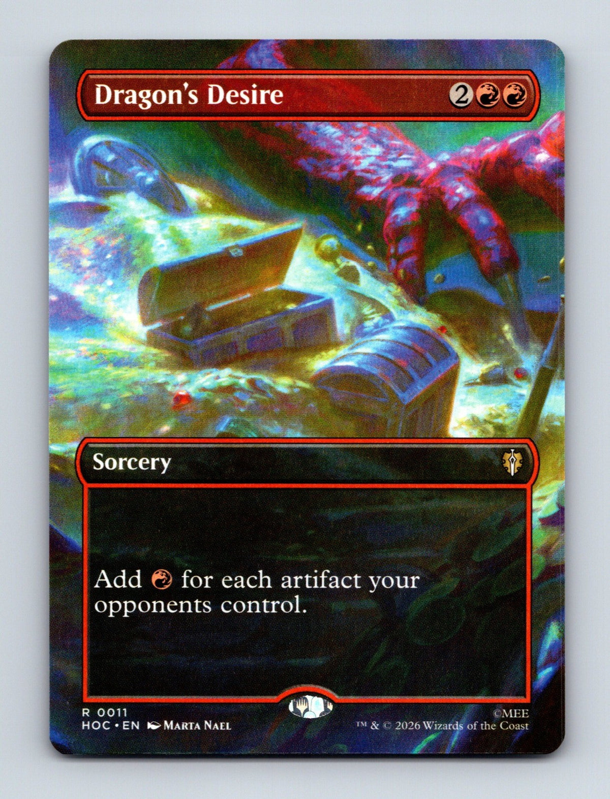 MTG Dragon's Desire (Borderless) 11 The Hobbit: Eternal-Legal NM