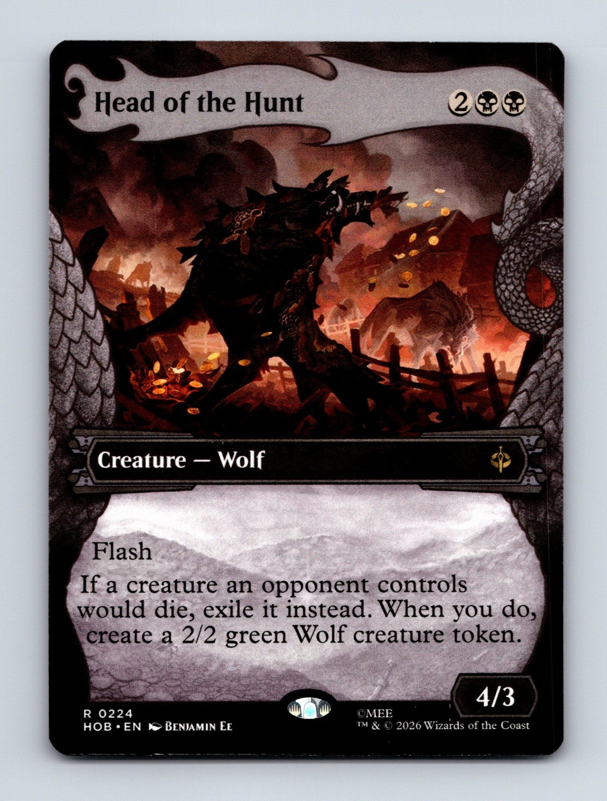MTG Head of the Hunt (Showcase) 224 The Hobbit NM