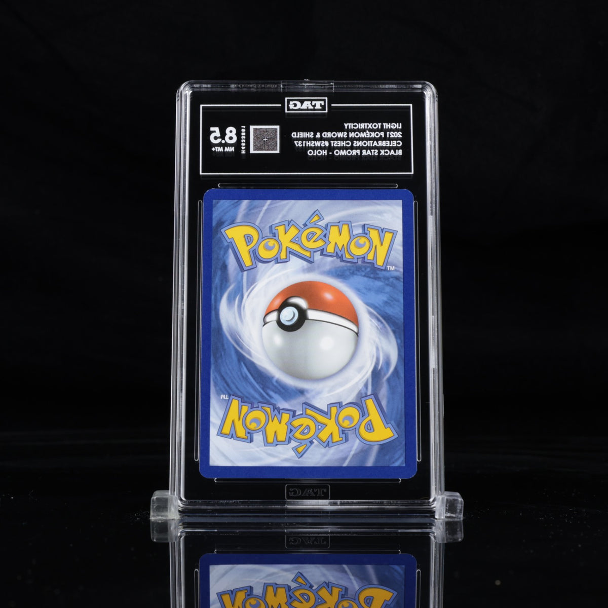 2021 Pokemon SWSH Black Star Promo Light Toxtricity #SWSH137 Holo TAG 8.5 NM-MT+
