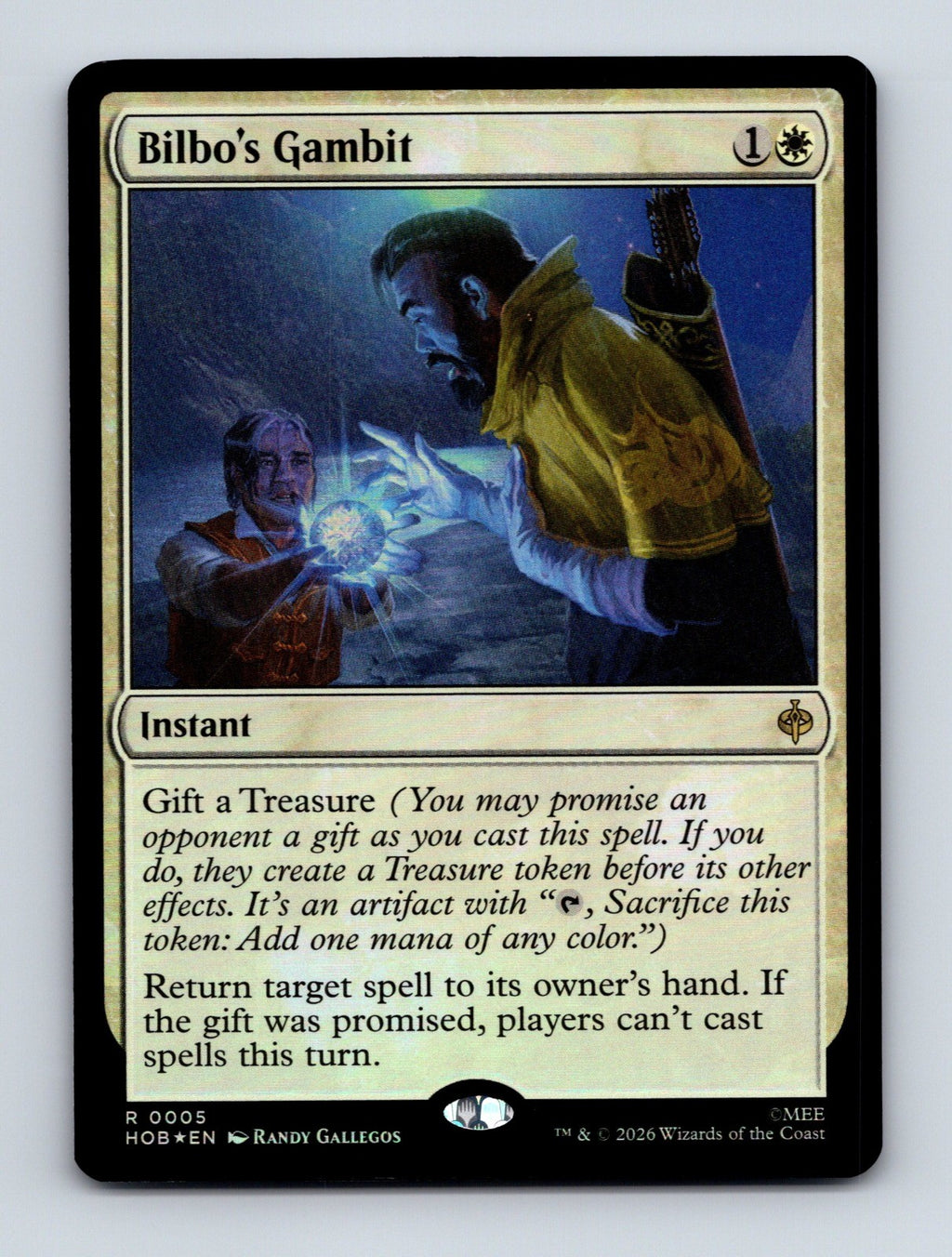 MTG Bilbo's Gambit 5 The Hobbit Foil NM