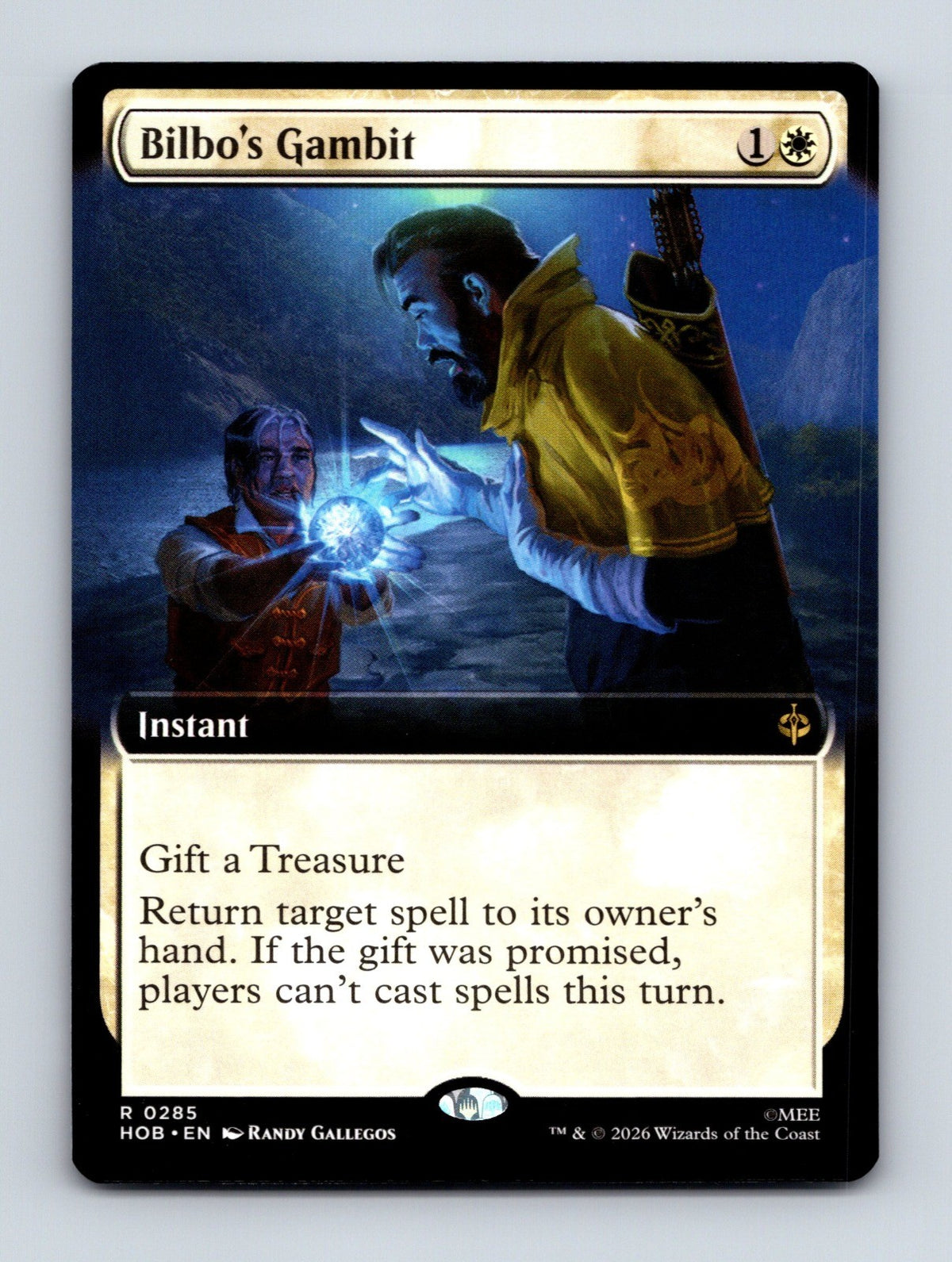 MTG Bilbo's Gambit (Extended Art) 285 The Hobbit NM