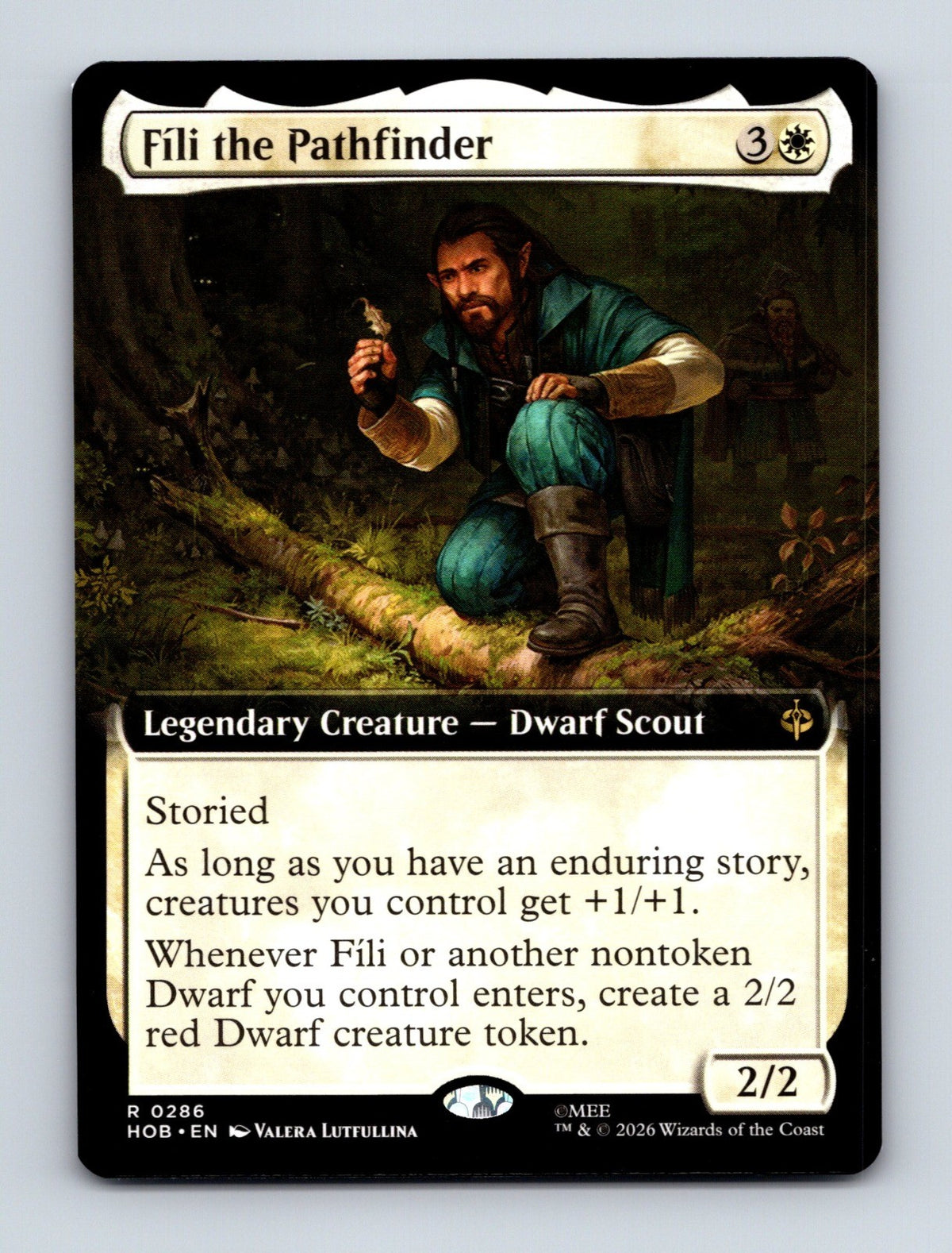 MTG Fili the Pathfinder (Extended Art) 286 The Hobbit NM