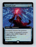 MTG Wizard's Staff (Extended Art) 294 The Hobbit Foil NM