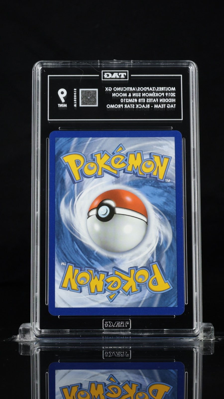 TAG 9 MINT Moltres & Zapdos & Articuno GX SM210 Full Art Hidden Fates Pokemon