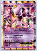 2015 Mewtwo EX - 52/108 052/108 Jumbo Oversized NM