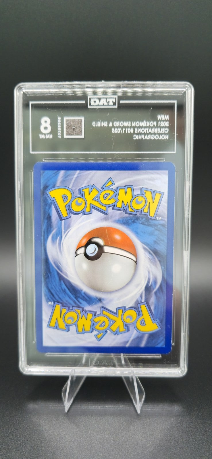 2021 Pokemon Sword & Shield Celebrations Mew #011/025 Holo Rare TAG 8 NM-MT