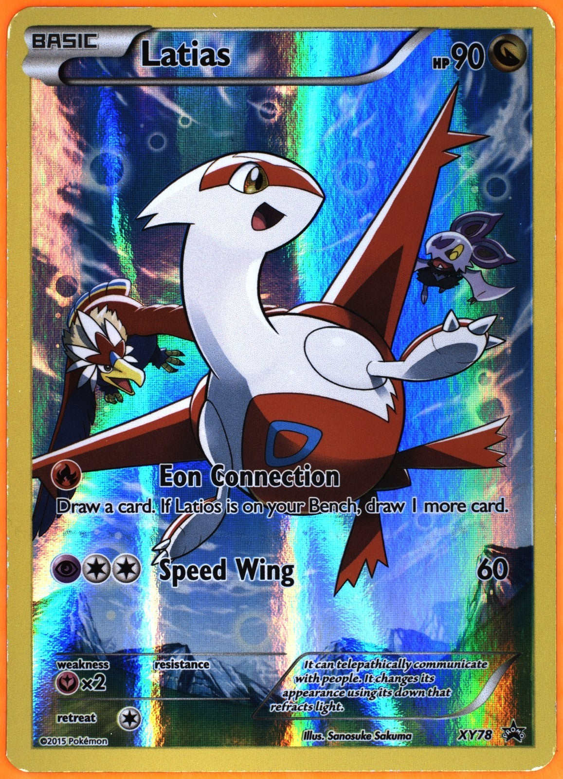 TAG 8.5 NM MT+ Latias XY78 Full Art Legendary Collection Promo Pokemon POP 17