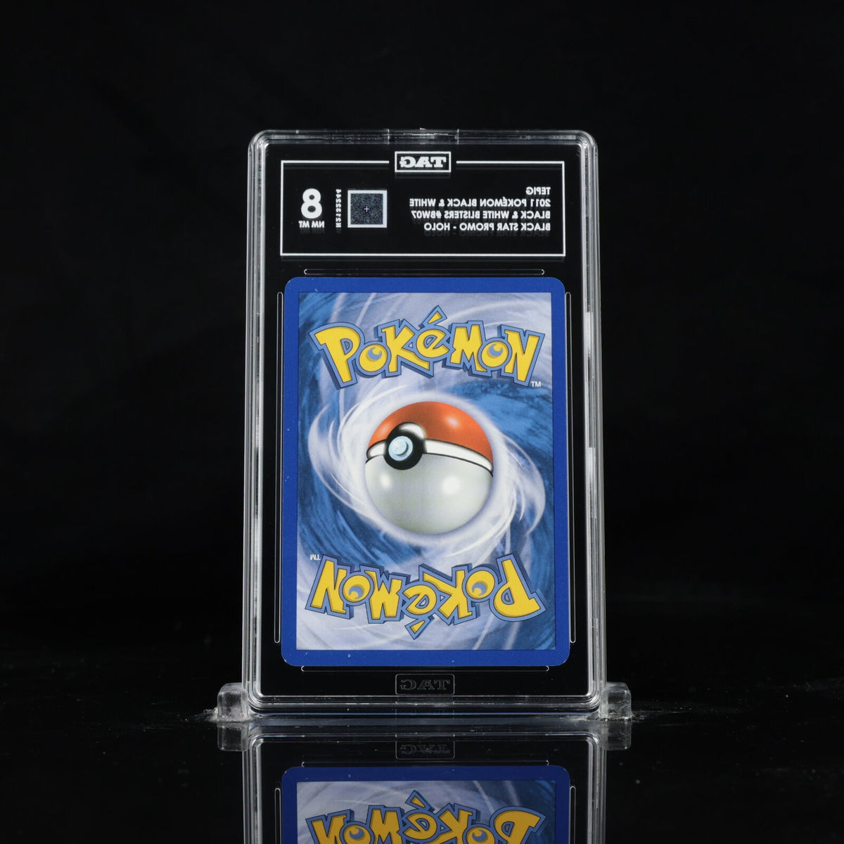 2011 Pokemon Black & White Black Star Promo Tepig #BW07 Holo Promo TAG 8 NM-MT