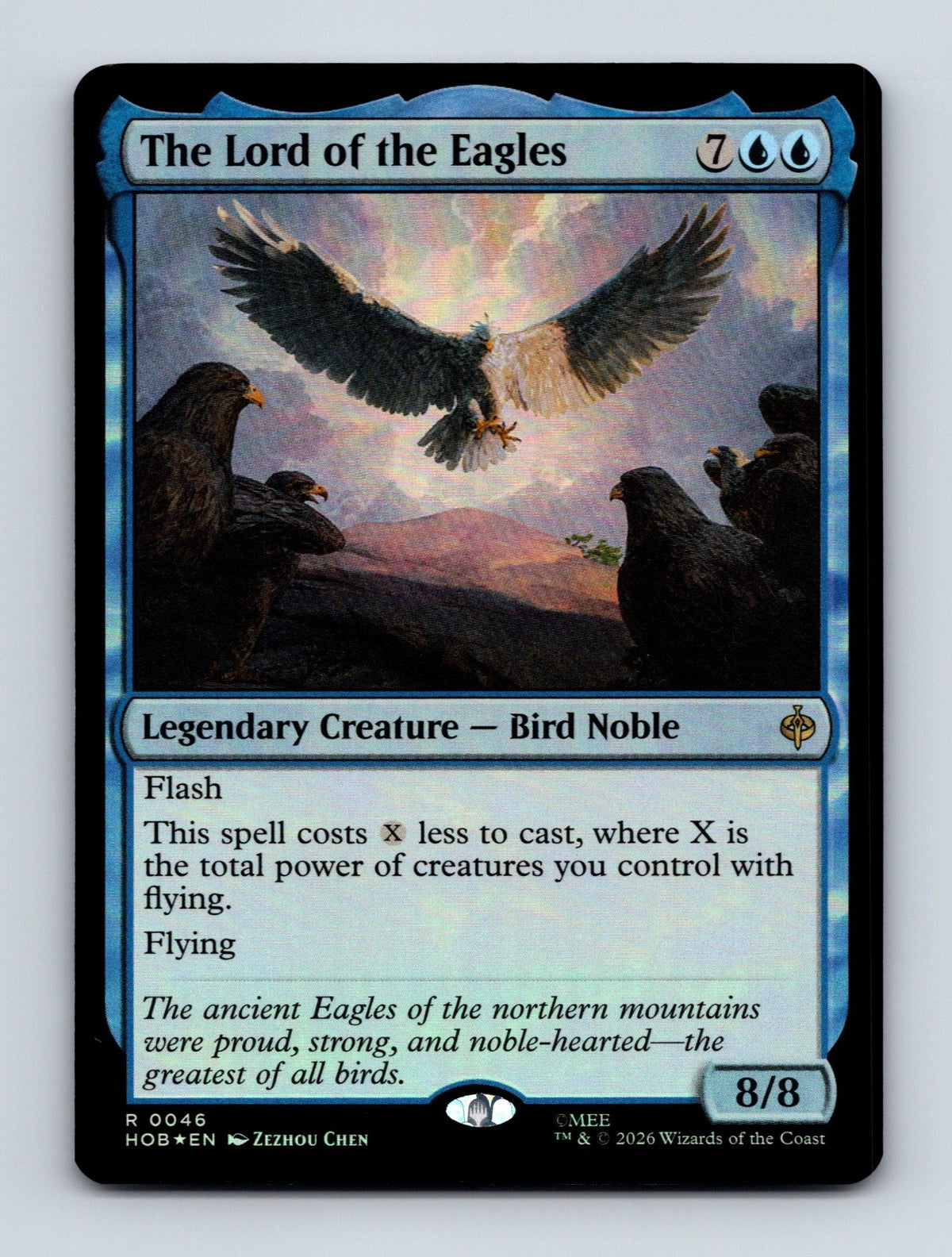 MTG The Lord of the Eagles 46 The Hobbit Foil NM