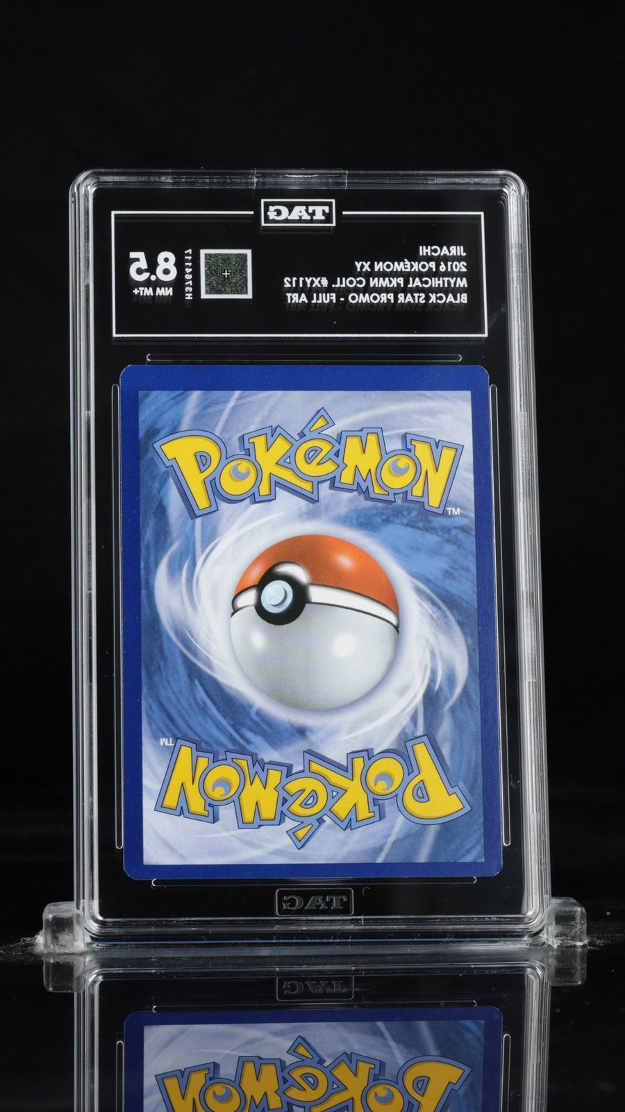 TAG 8.5 NM MT+ Jirachi XY112 Full Art Mythical Pokemon Collection Promo POP 33
