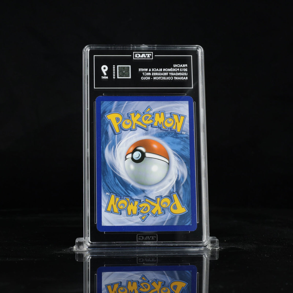 2013 Pokemon BW Legendary Treasures Radiant Coll Pikachu #RC7 Holo TAG 9 MINT