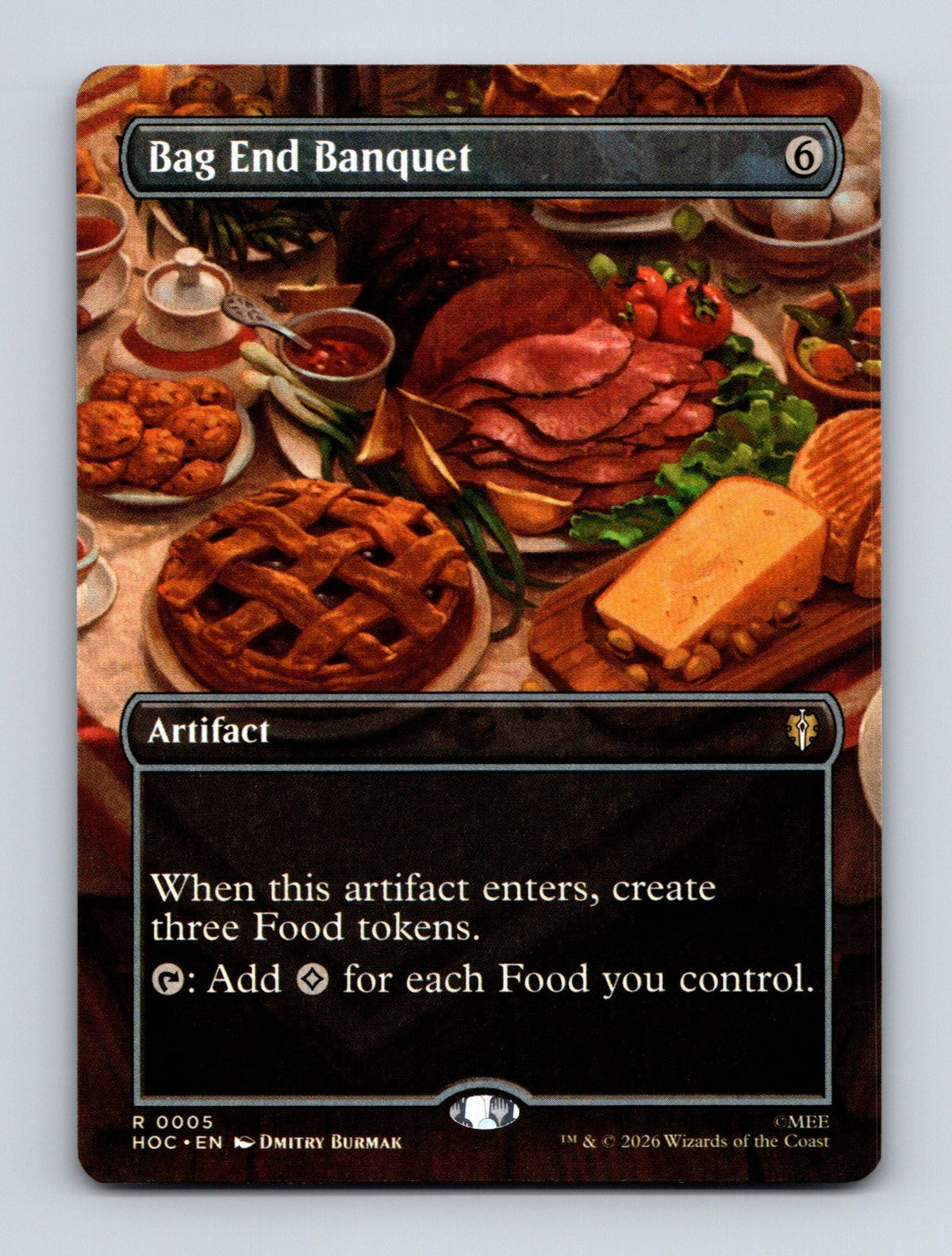 MTG Bag End Banquet (Borderless) 5 The Hobbit: Eternal-Legal NM