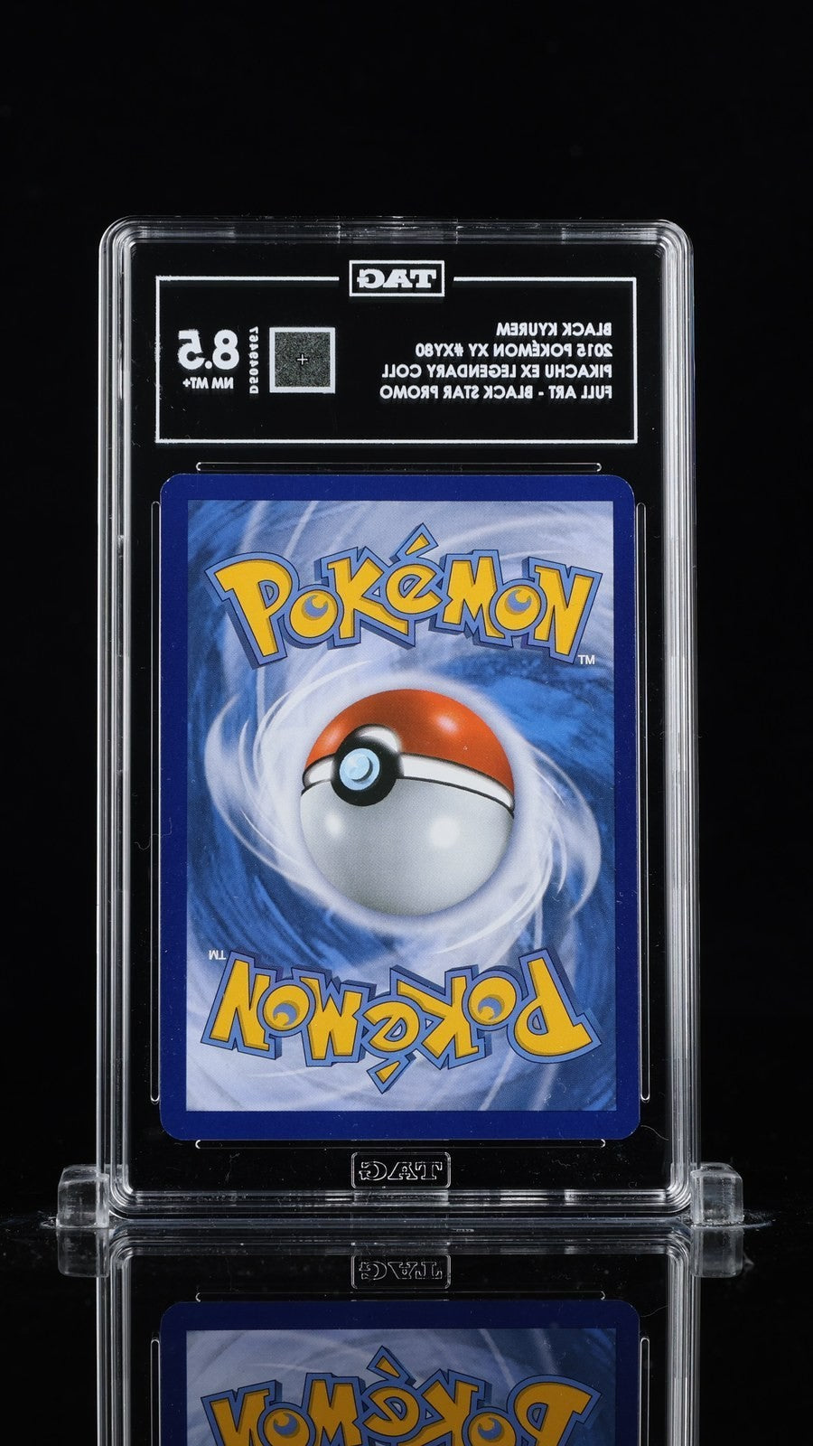 TAG 8.5 NM MT+ Black Kyurem XY80 Full Art Legendary Collection Pokemon POP 12
