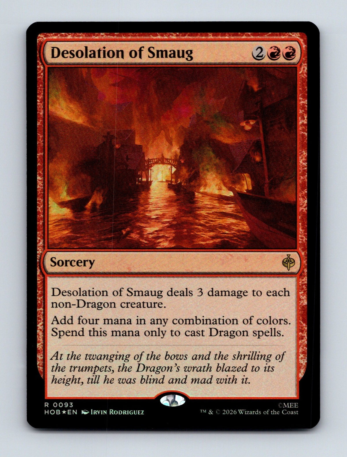 MTG Desolation of Smaug 93 The Hobbit Foil NM