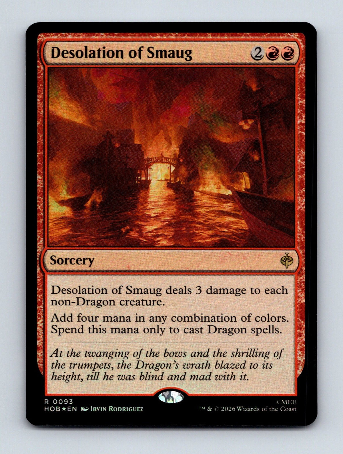 MTG Desolation of Smaug 93 The Hobbit Foil NM