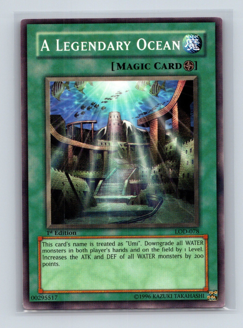 Yugioh A Legendary Ocean LOD-078 Common 1st Edition NM