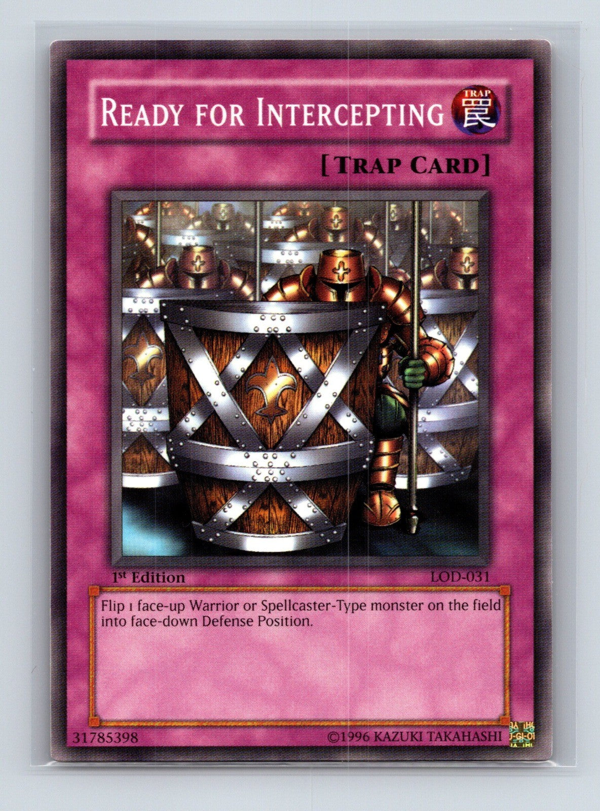 Yugioh Ready for Intercepting LOD-031 Common 1st Edition NM
