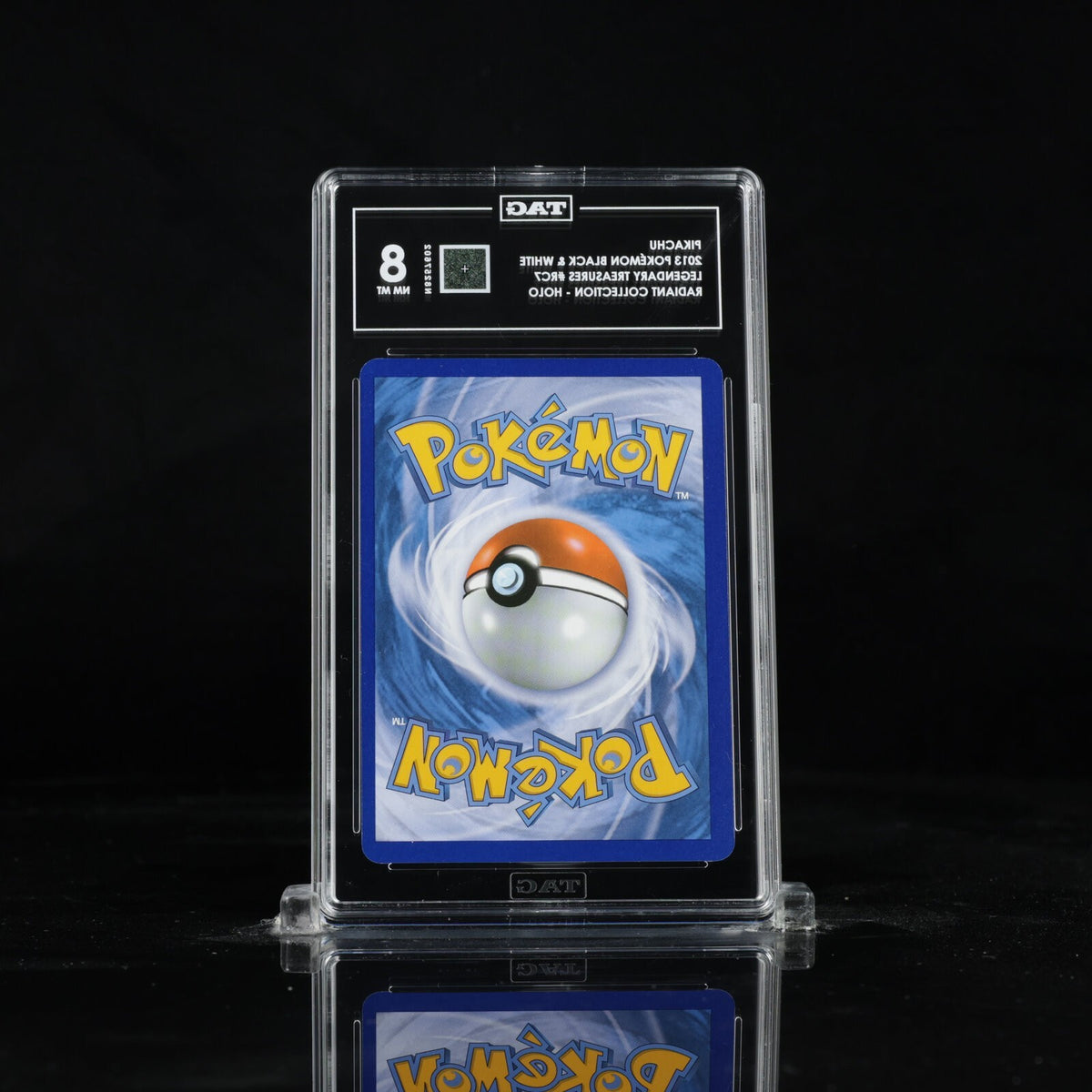 2013 Pokemon BW Legendary Treasures Radiant Coll Pikachu #RC7 Holo TAG 8 NM-MT