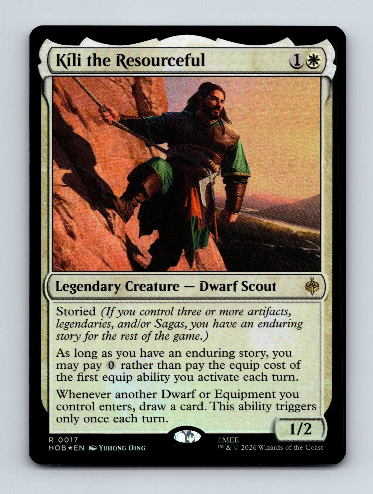 MTG Kili the Resourceful 17 The Hobbit Foil NM