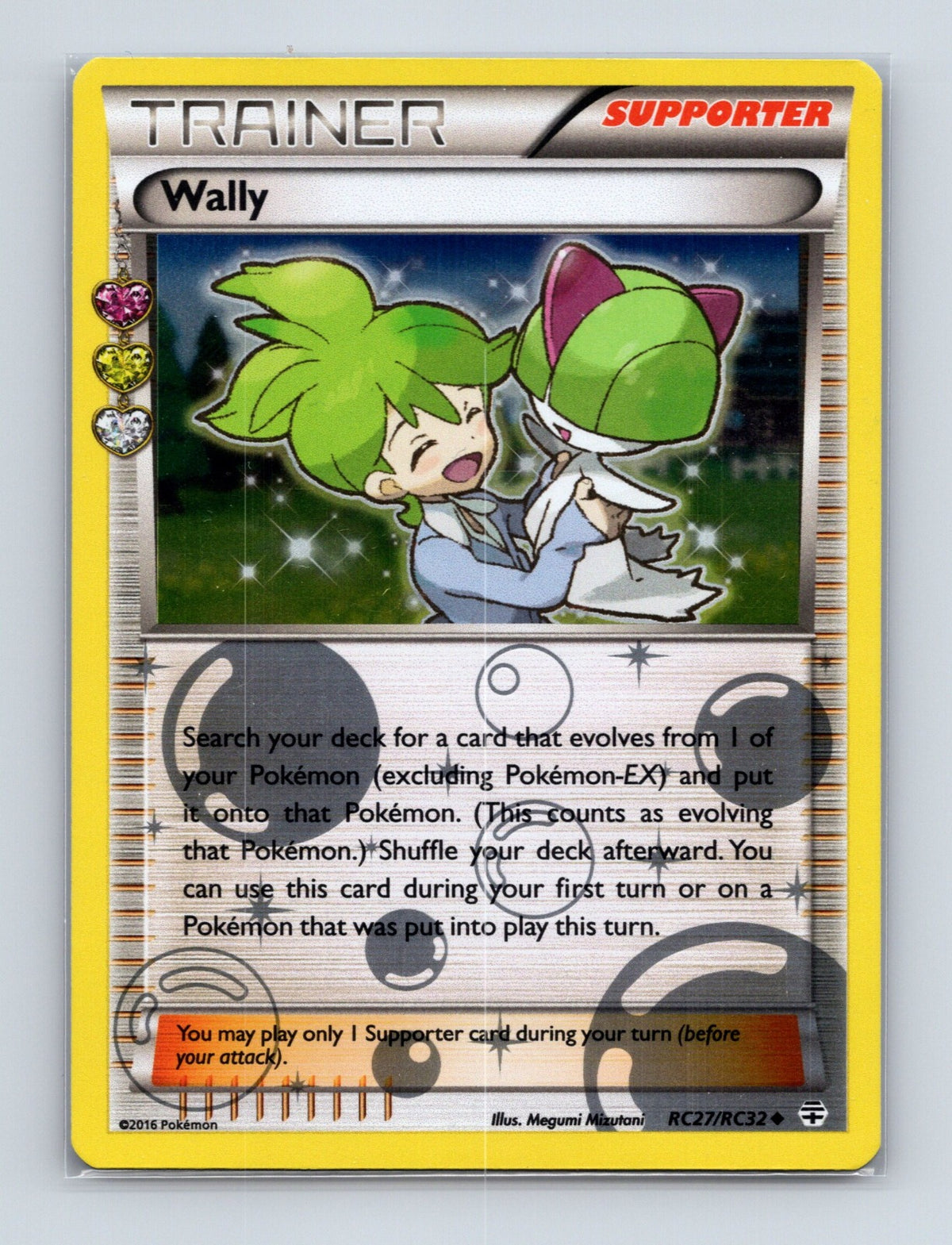 2016 Pokemon Wally Generations: Radiant Collection RC27/RC32 Holo Uncommon NM