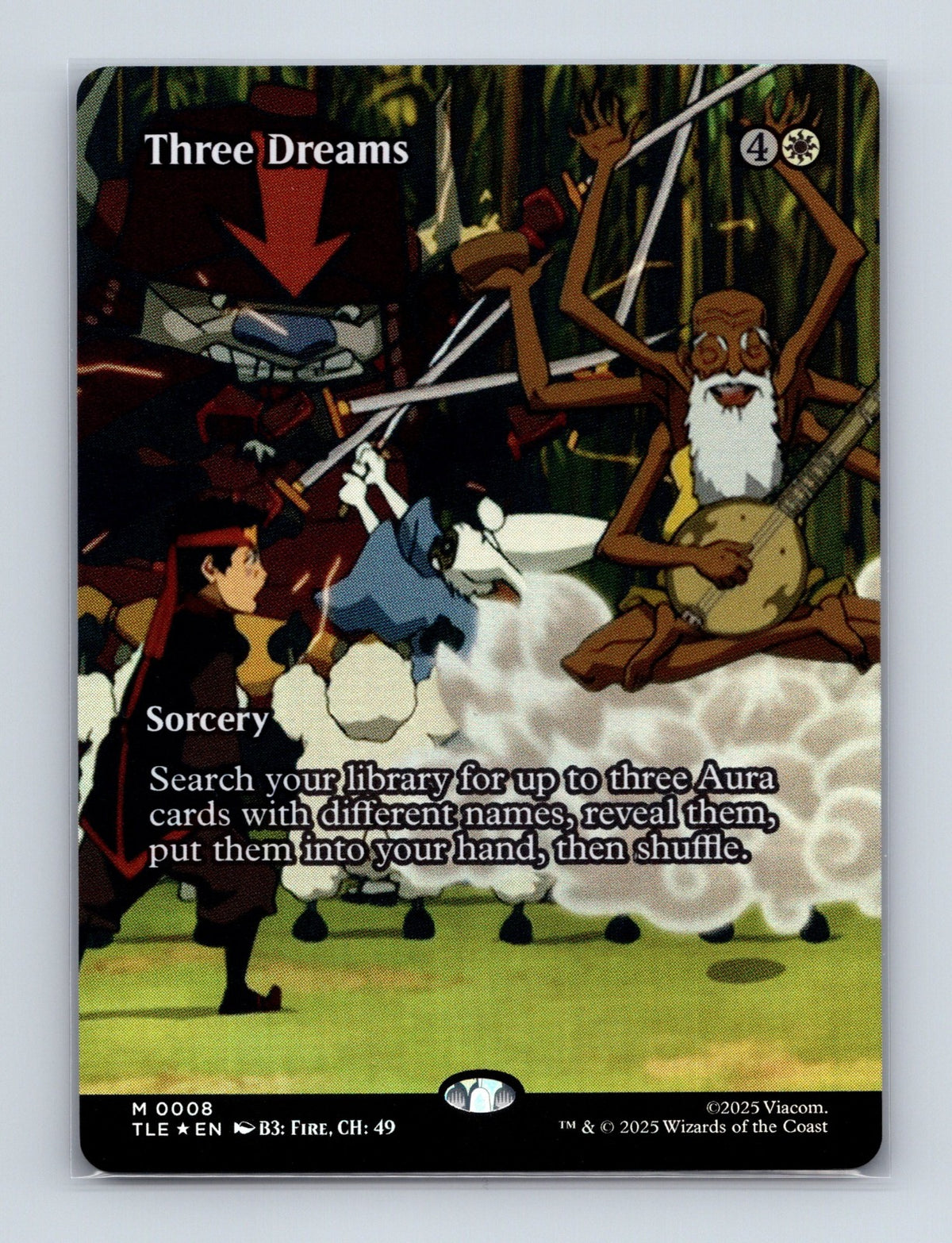 MTG Three Dreams (Borderless) 8  The Last Airbender: Eternal-Legal Foil NM