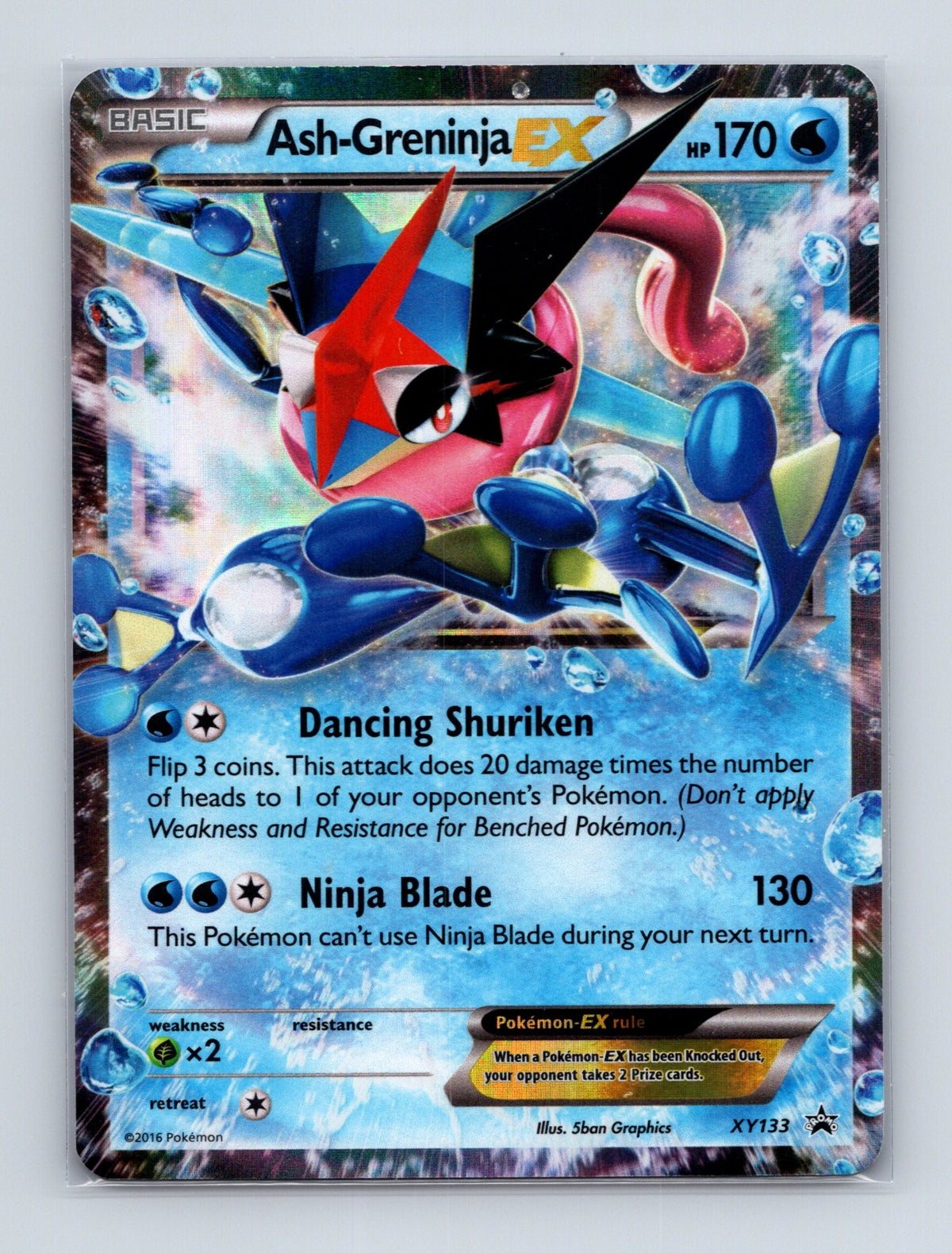 2013 Pokemon Ash-Greninja EX XY Promos XY133 Holo Promo DMG