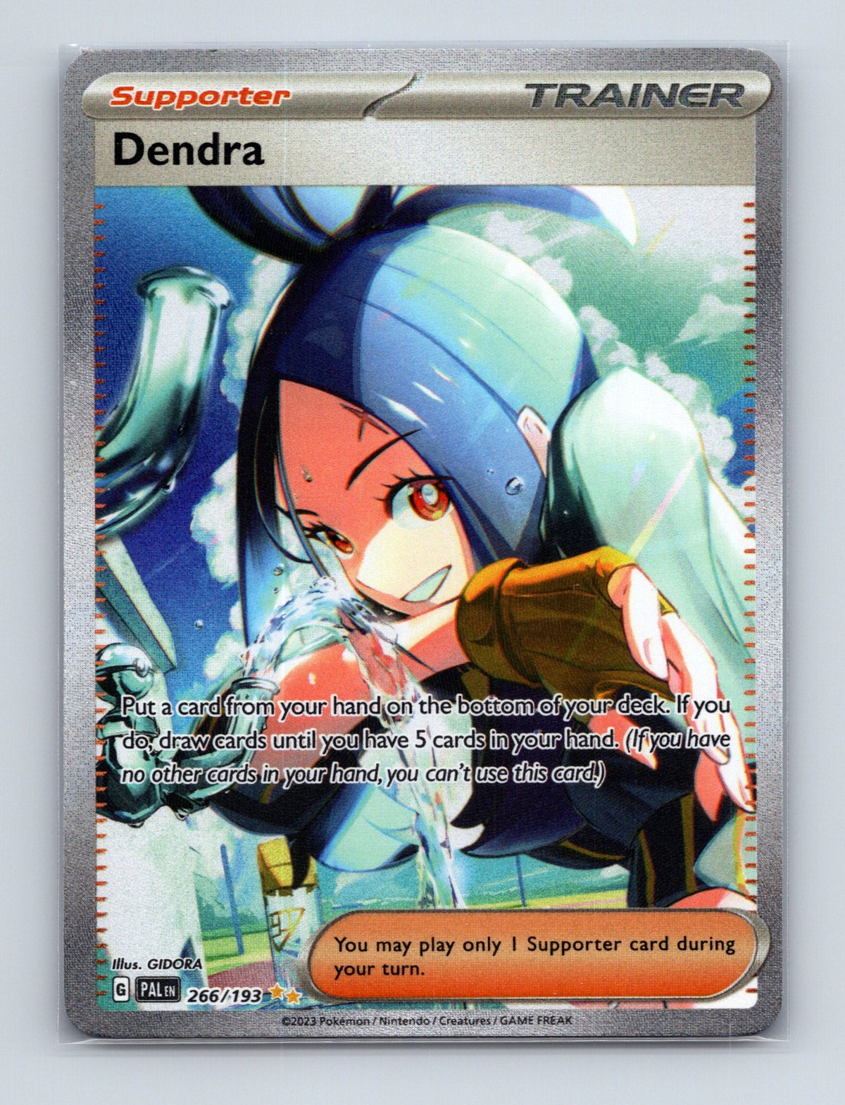 2023 Pokemon TCG Dendra SV02: Paldea Evolved 266/193 SIR NM