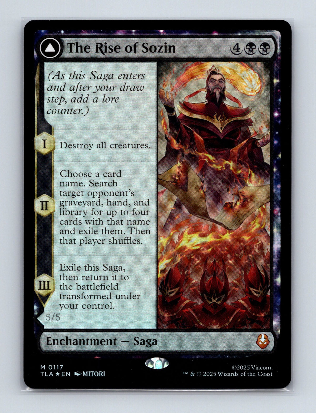 MTG The Rise of Sozin 117 Avatar: The Last Airbender Foil NM