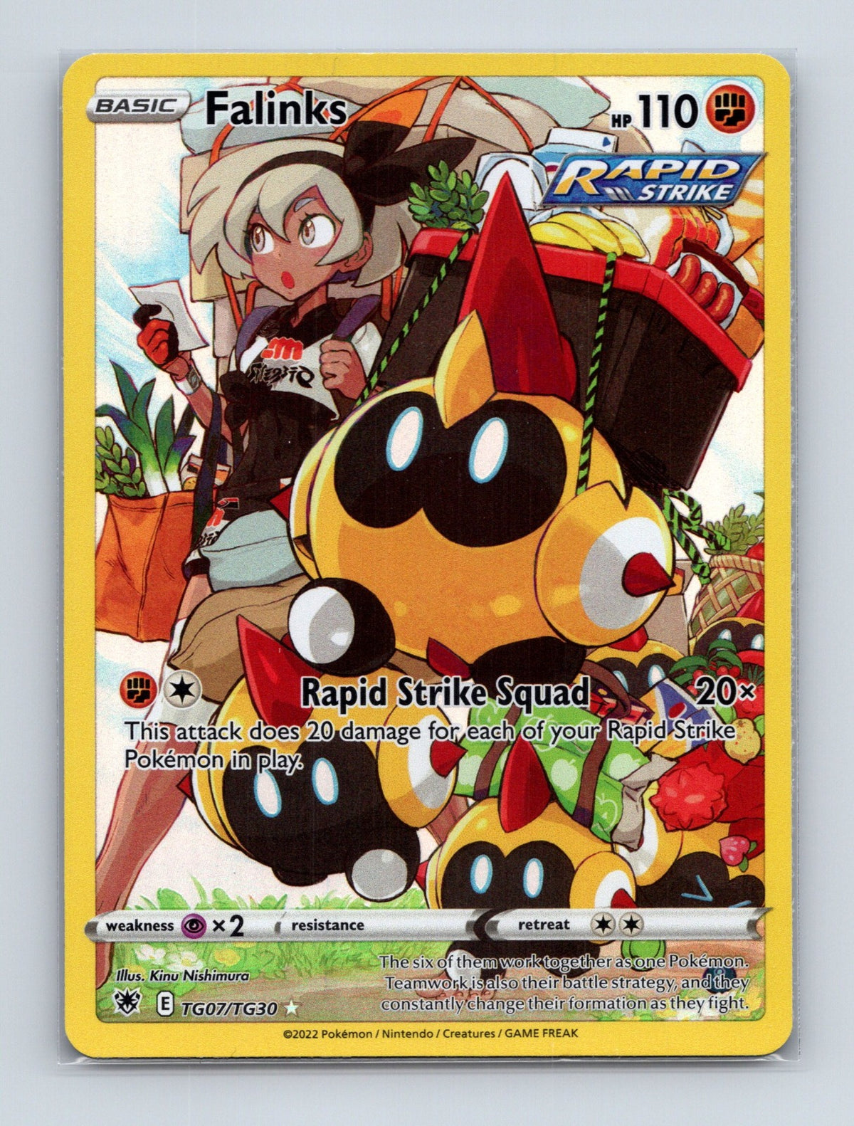 2022 Pokemon Falinks SWSH10: Astral Radiance TG07/TG30 Holo Ultra Rare NM