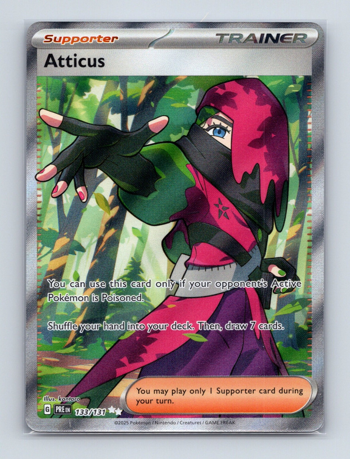 2025 Pokemon TCG Atticus SV: Prismatic Evolutions 133/131 Holo Ultra Rare NM