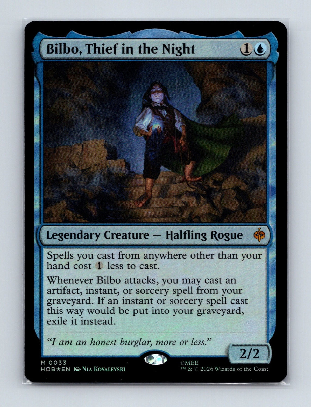MTG Bilbo, Thief in the Night 33 The Hobbit Foil NM