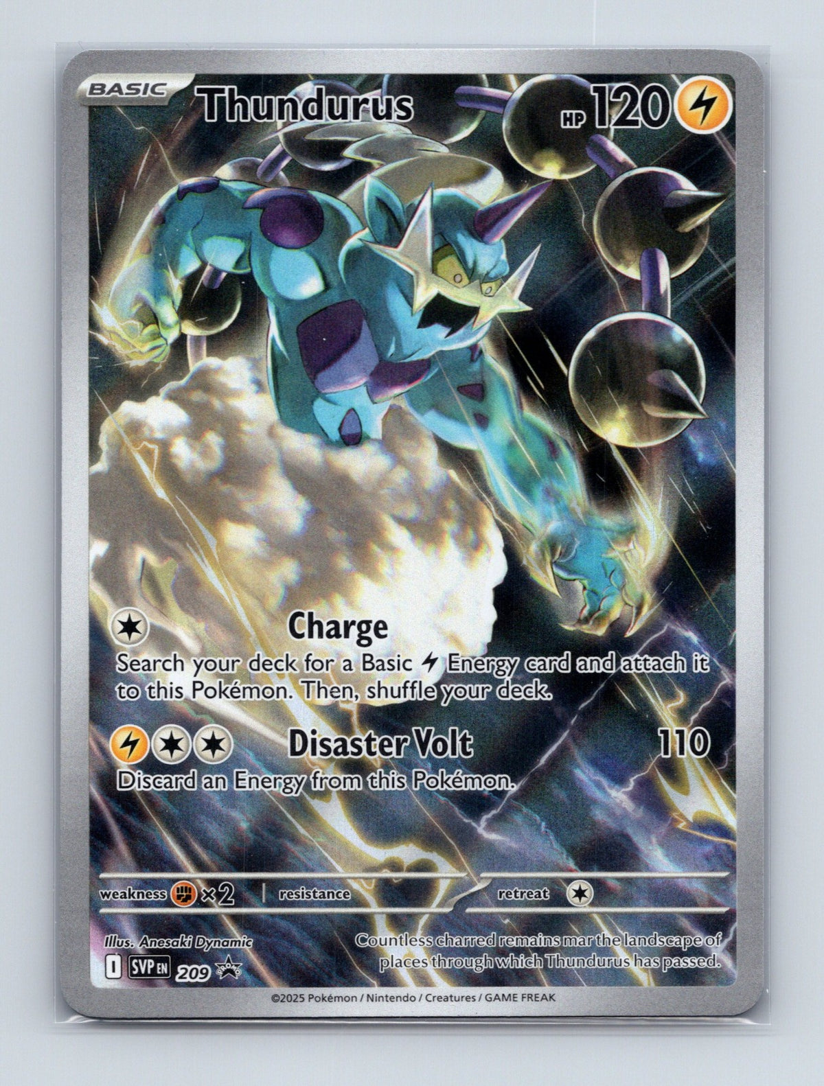 2023 Pokemon TCG Thundurus SV: Scarlet & Violet Promo Cards 209 Holo Promo NM