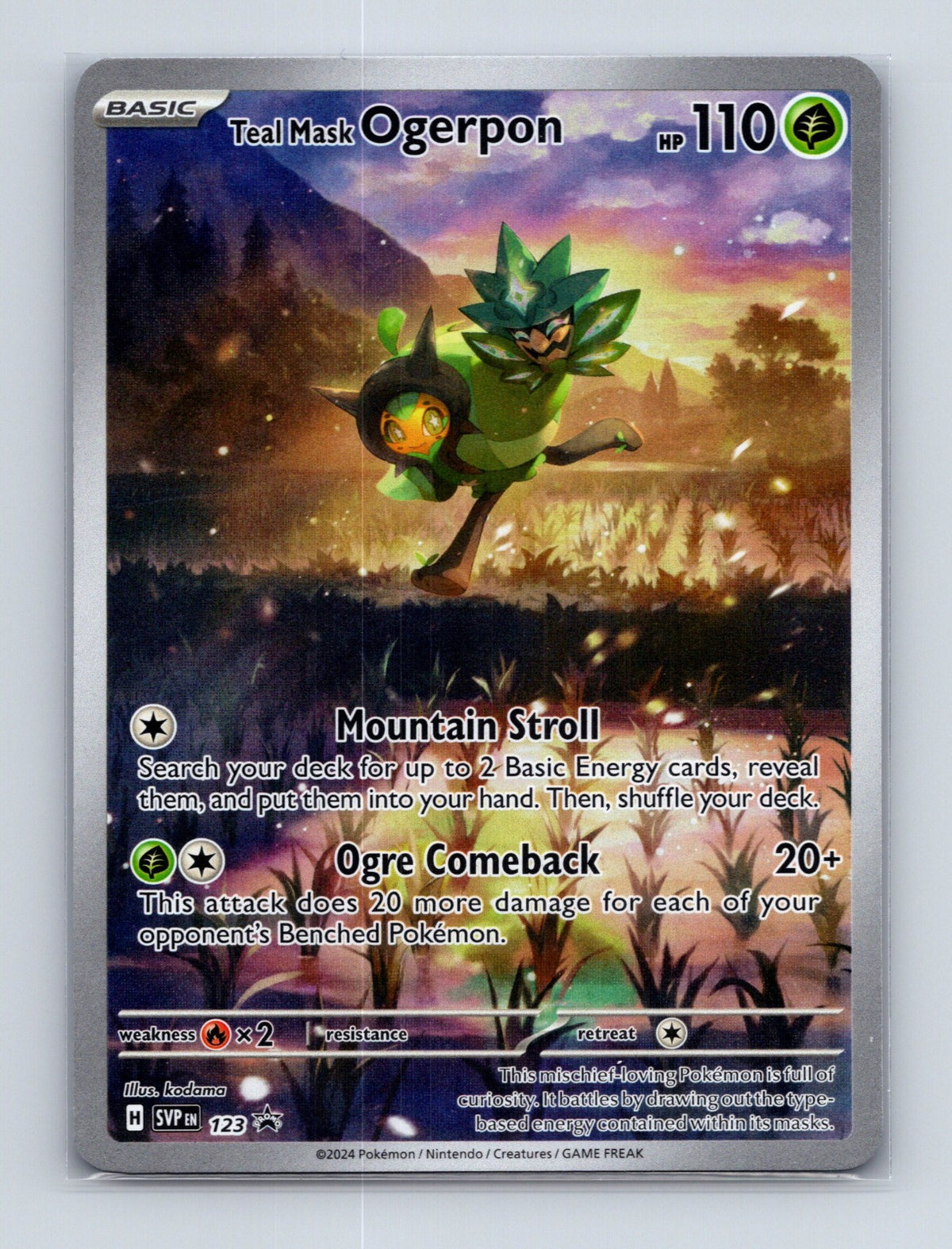 2023 Pokemon Teal Mask Ogerpon SV: Scarlet & Violet Promo Cards 123 Promo NM