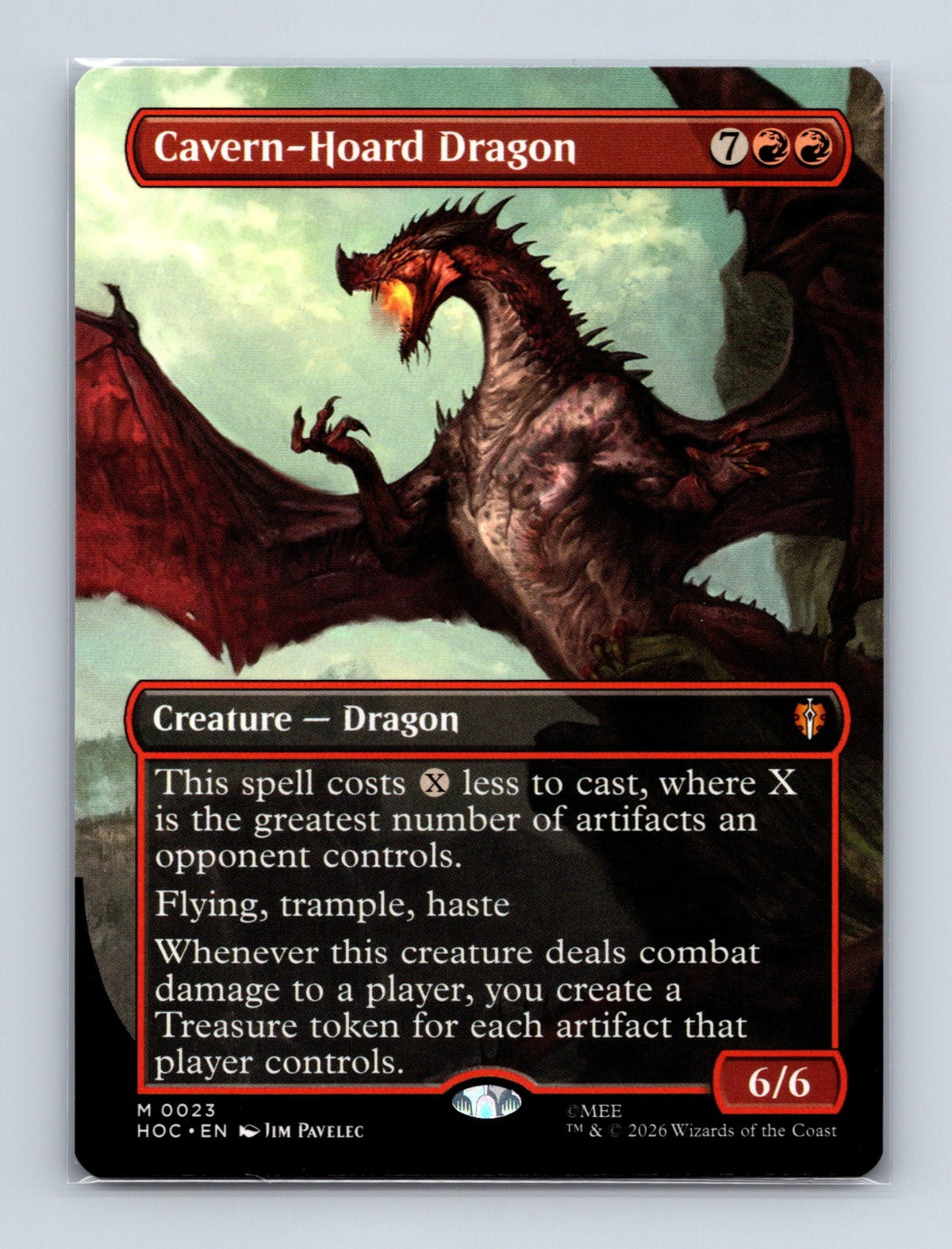 MTG Cavern-Hoard Dragon (Borderless) 23 The Hobbit: Eternal-Legal NM