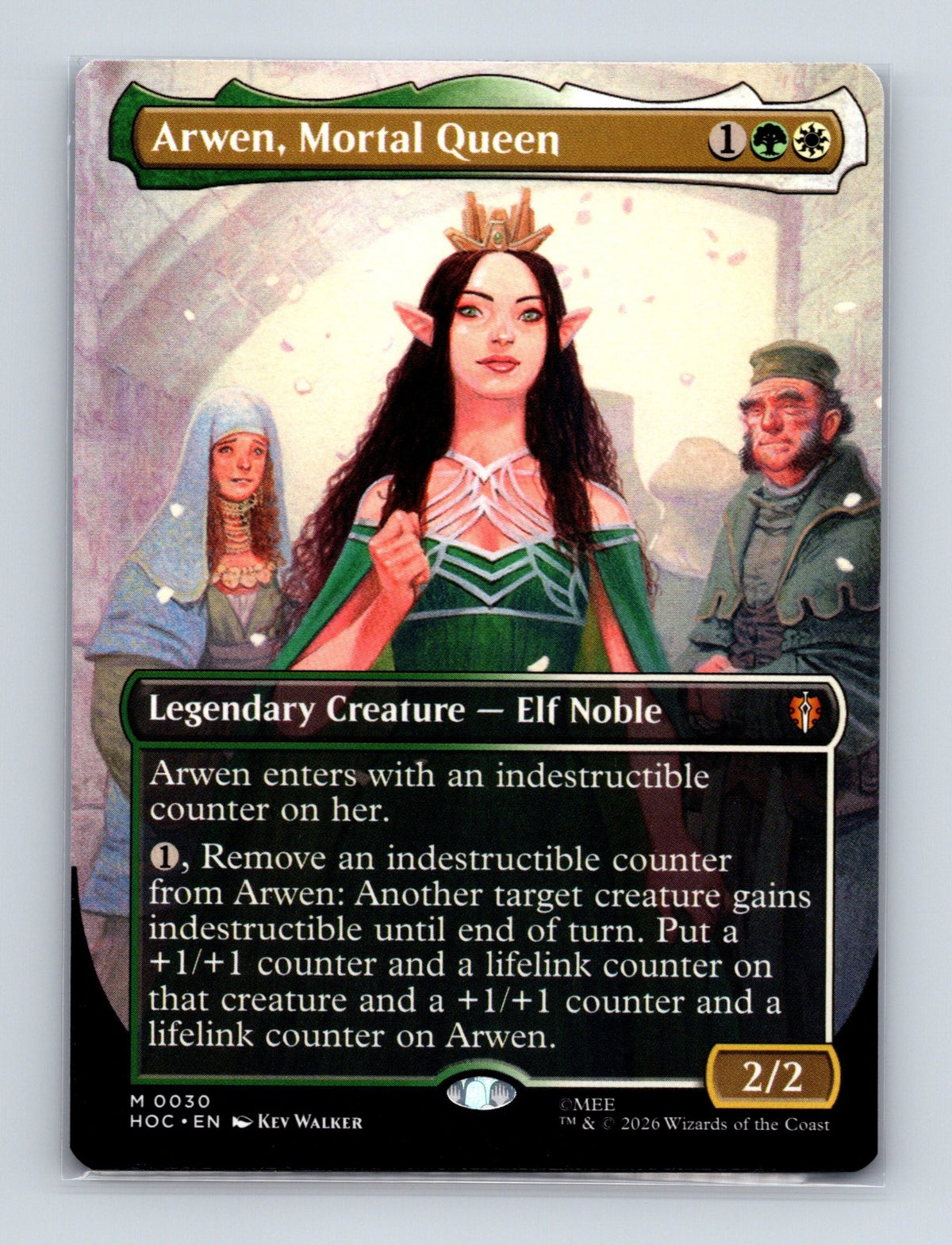 MTG Arwen, Mortal Queen (Borderless) 30 The Hobbit: Eternal-Legal NM