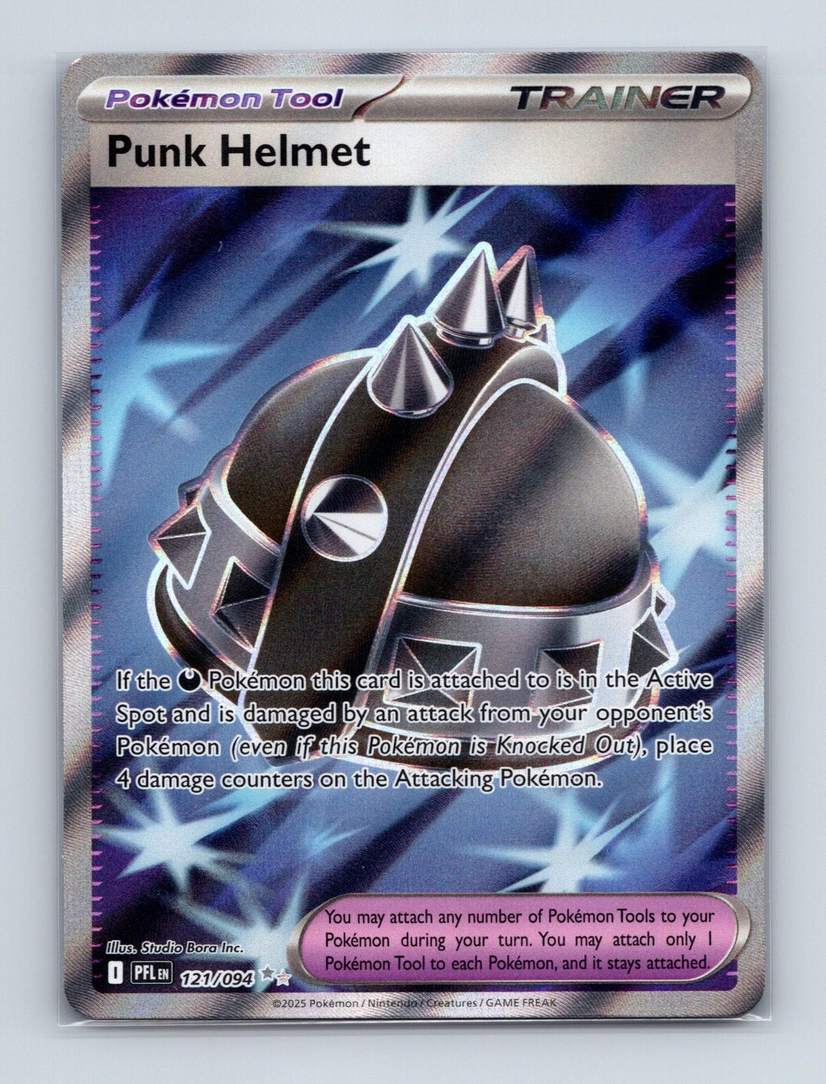 2025 Pokemon TCG Punk Helmet ME02: Phantasmal Flames 121/094 Holo Ultra Rare NM