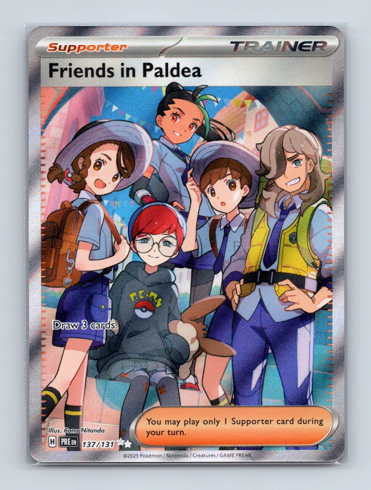 2025 Pokemon Friends in Paldea SV: Prismatic Evolutions 137/131 Ultra Rare NM