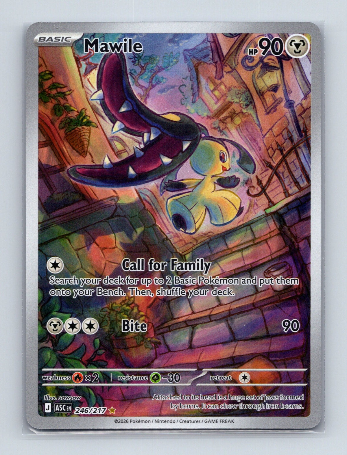 2026 Pokemon TCG Mawile ME: Ascended Heroes 246/217 Holo Illustration Rare NM