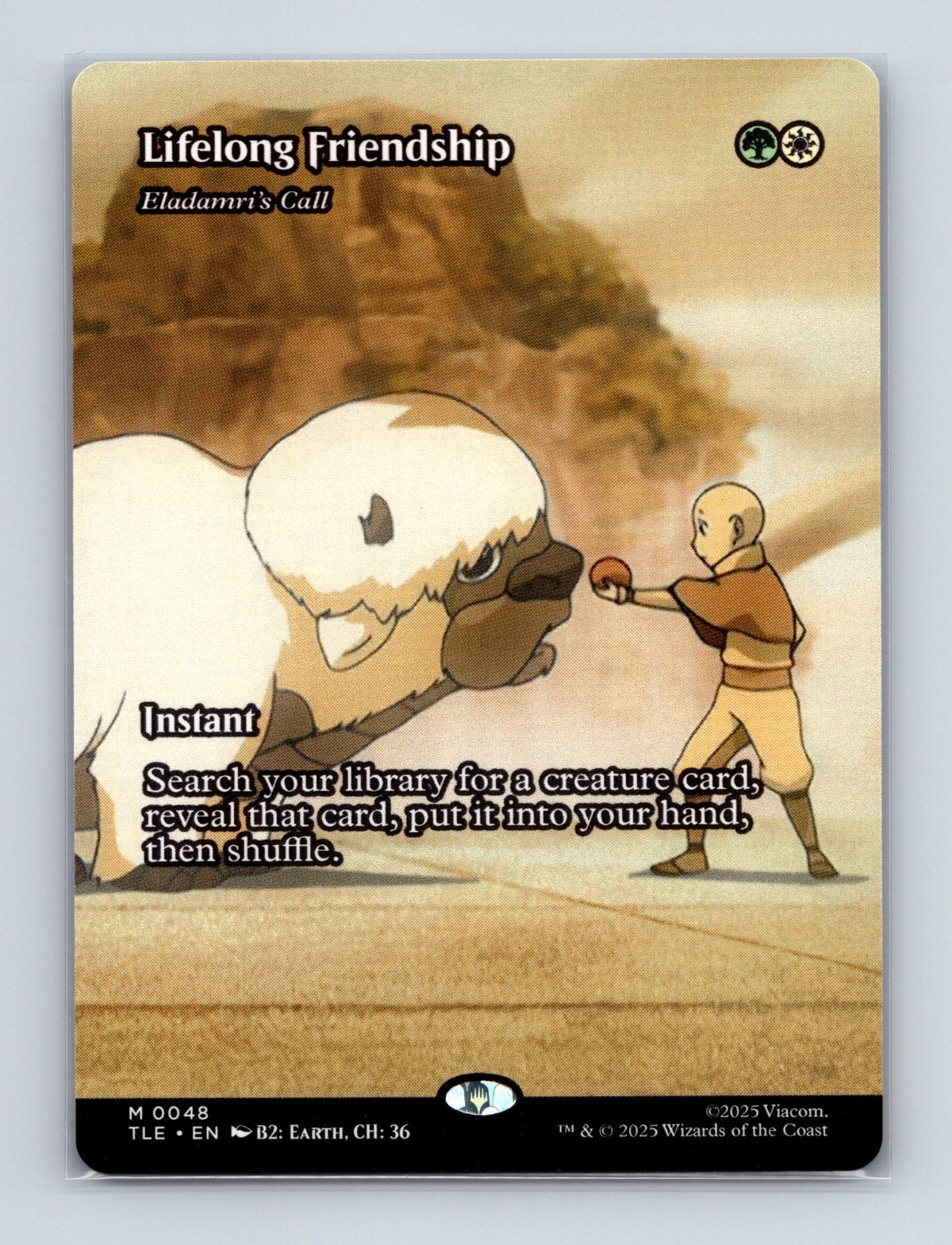 MTG Lifelong Friendship - Eladamri's Call (Borderless) 48 The Last Airbender NM